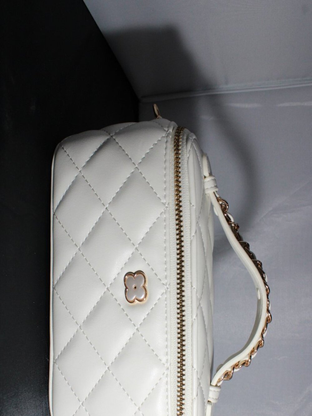 White Mini Clutch Box HandBag